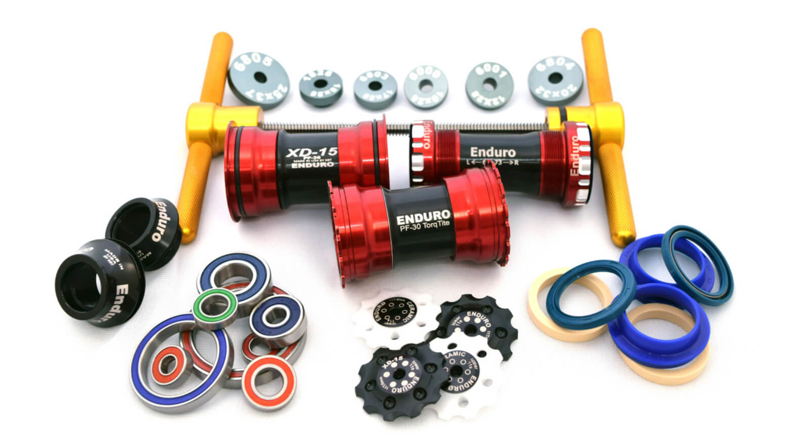 ložiská do bicyklov Enduro Bearings kompletná ponuka produktov